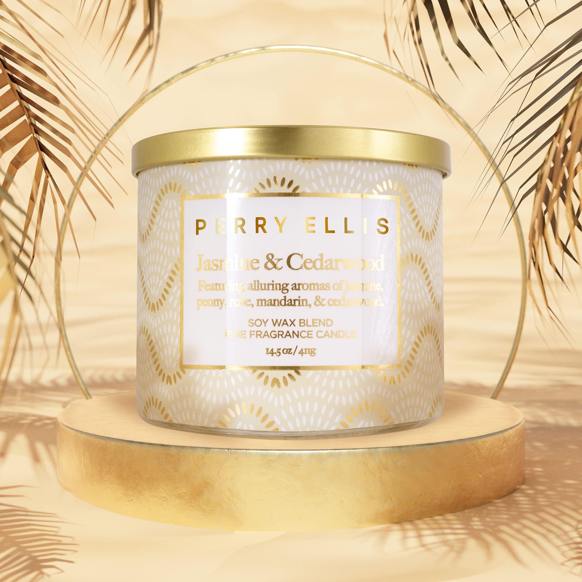 Amazon.com: Perry Ellis Candle Scented Candles, Jasmine